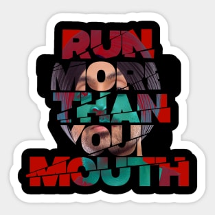 Diljit Dosanjh-Run more than your mouth Sticker